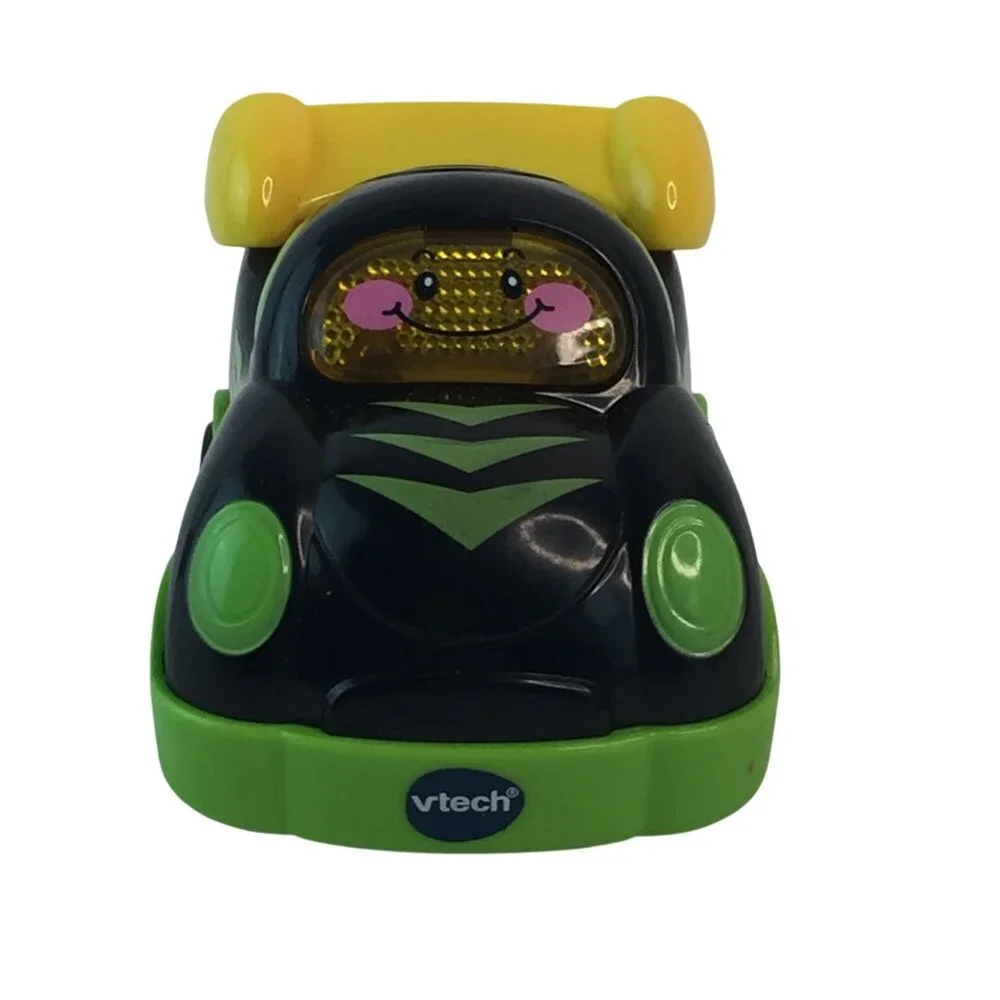 vTech Go Go Smart Wheels Green Black Race Car Lot of 2 Vehicles Tested‎